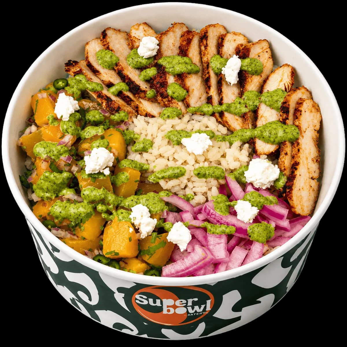 Tropical chicken bowl (mango)